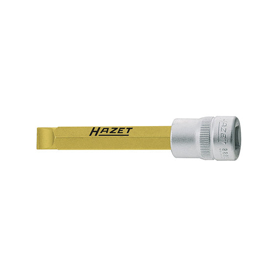 Hazet Bussola con Inserto Intaglio 10x1,6 mm A31322010, Attacco 3/8", 62,5 mm