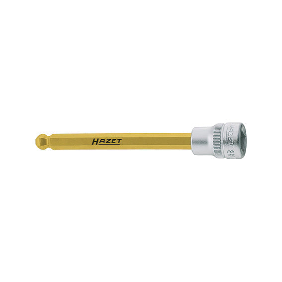 Hazet Bussola con Inserto Esagonale Sferopoliedrico 6 mm A31321506, Attacco 3/8", Lunga