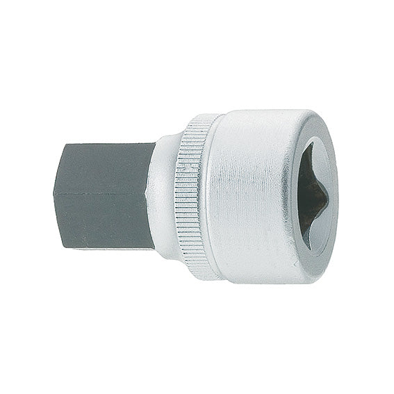 Hazet Bussola con Inserto Esagonale 14 mm A31791014, Attacco 1/2", Extra Corta