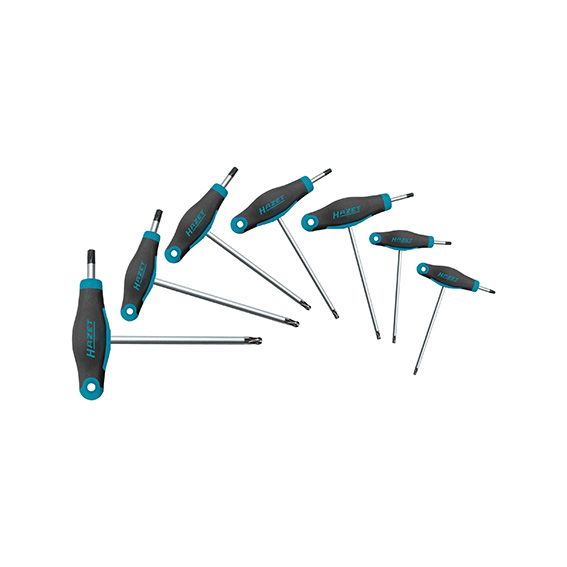 HAZET Serie Giraviti Torx a T A 1488 8700, 7 Pezzi A14888700