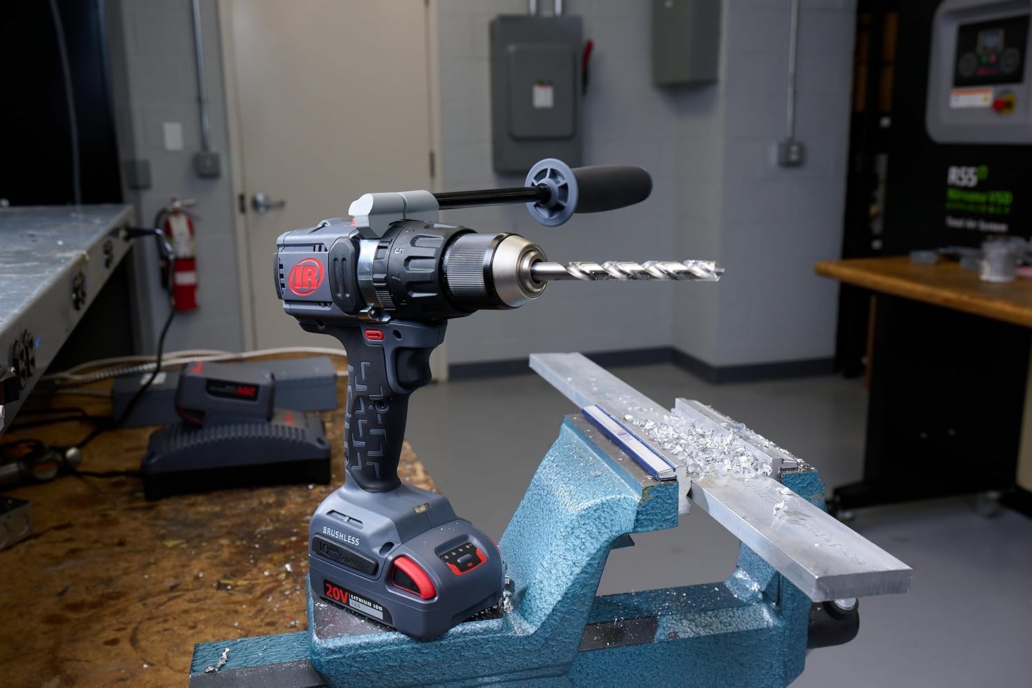 Ingersoll Rand Trapano a Percussione a Batteria D5241-K22-EU, Mandrino 13 mm, in Kit - immagine 5