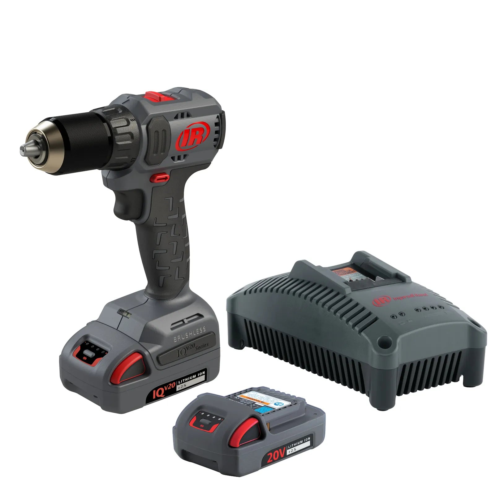 Ingersoll Rand Trapano Avvitatore a Batteria D3141-K22-EU, Mandrino 13 mm, 50 Nm, in Kit - immagine 2