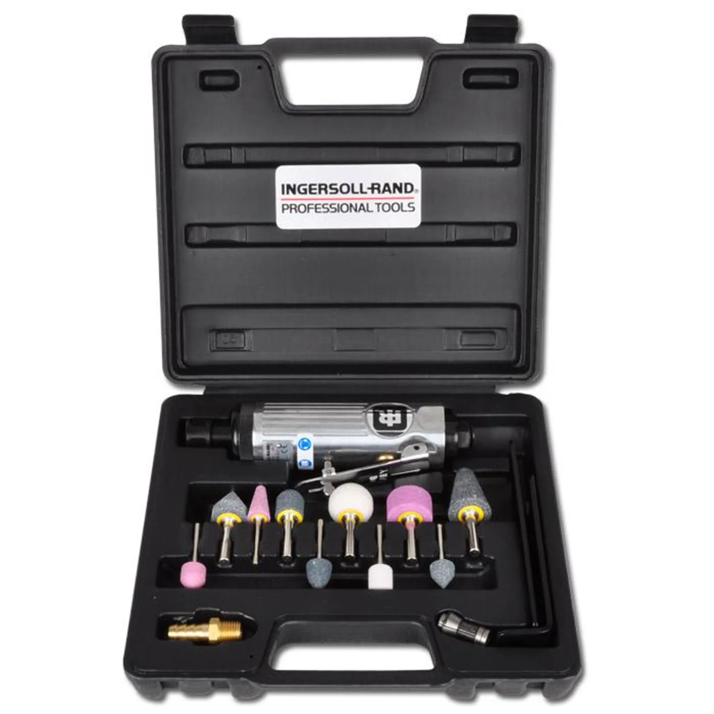 Ingersoll Rand Smerigliatrice Pneumatica Diritta LA429-EU, Pinza 6 mm, Set Mole Abrasive