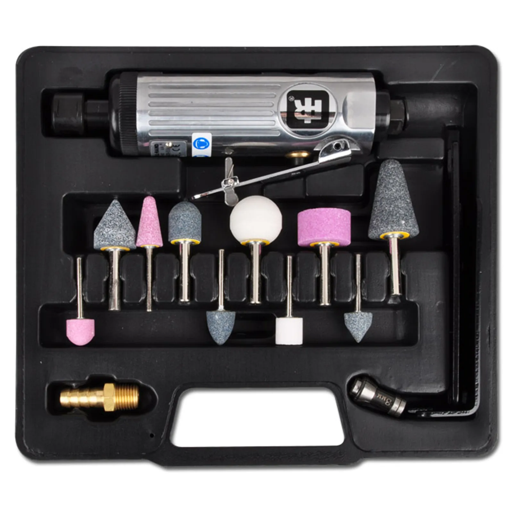 Ingersoll Rand Smerigliatrice Pneumatica Diritta LA429-EU, Pinza 6 mm, Set Mole Abrasive - immagine 2