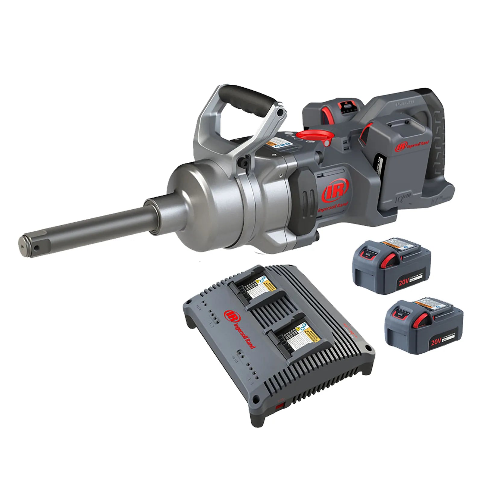 Ingersoll Rand Avvitatore a Impulsi a Batteria W9691-K2-EU, 1", 4067 Nm, Incudine 150 mm, in Kit - immagine 2