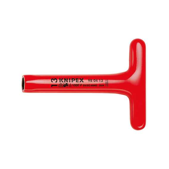 Knipex Chiave a T Isolata VDE M71130019, Bocca Esagonale 19 mm