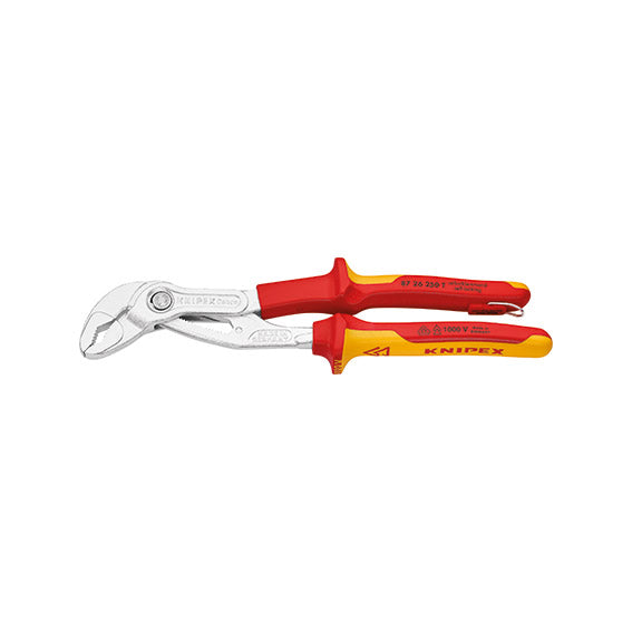 Knipex Pinza Regolabile Cobra Isolata VDE con Protezione Anticaduta M71420325, 250 mm