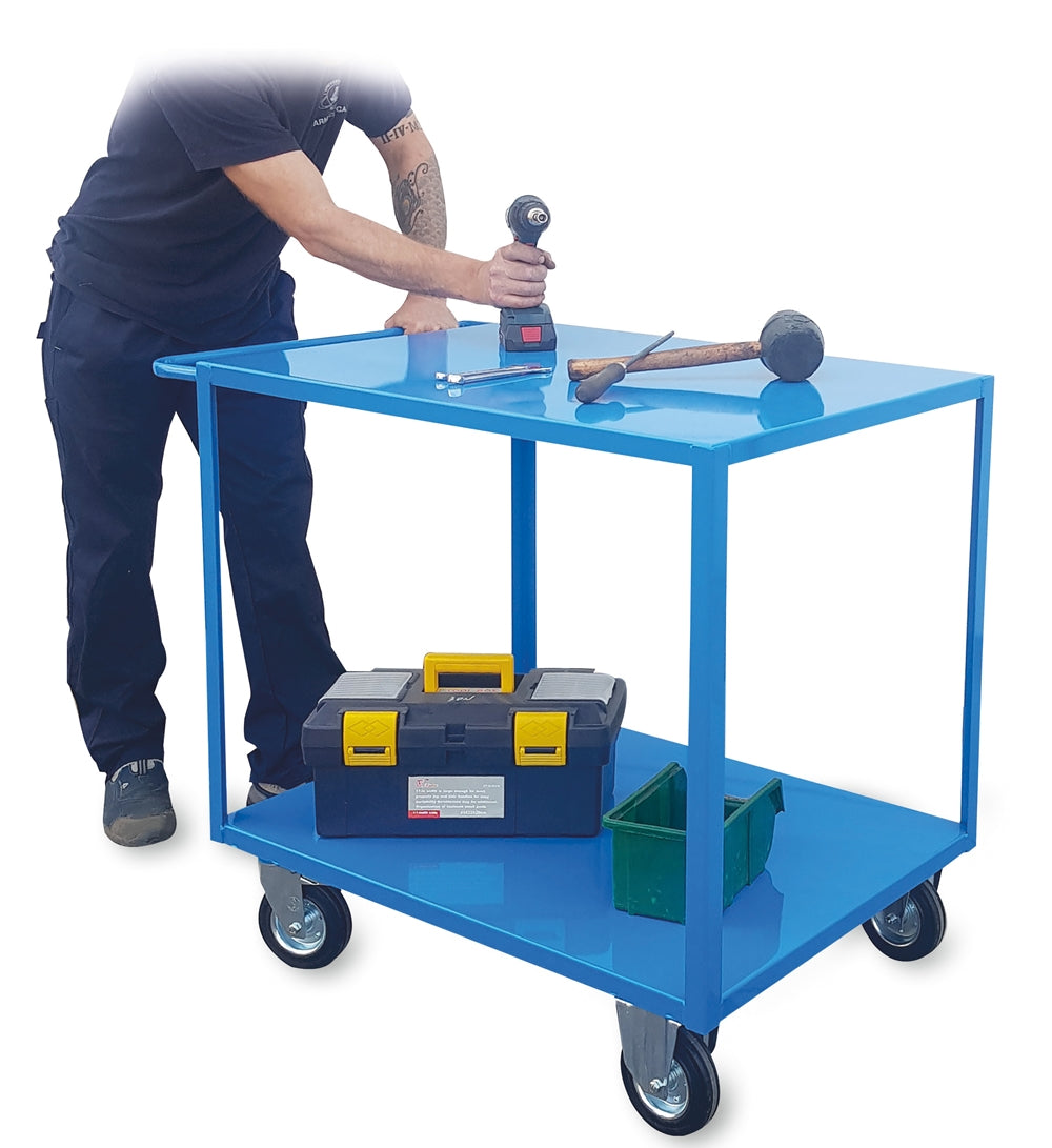Carmeccanica Portatutto Grande 2 Piani con Ruote Girevoli 300 kg ART041GIR