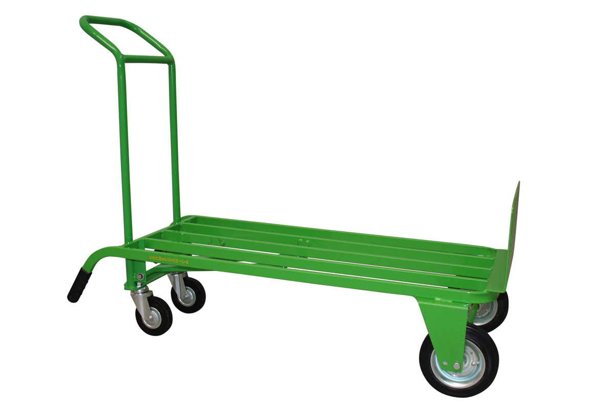 Carmeccanica Carrello Trasformabile Ruote in Gomma Piena 400 kg ART002