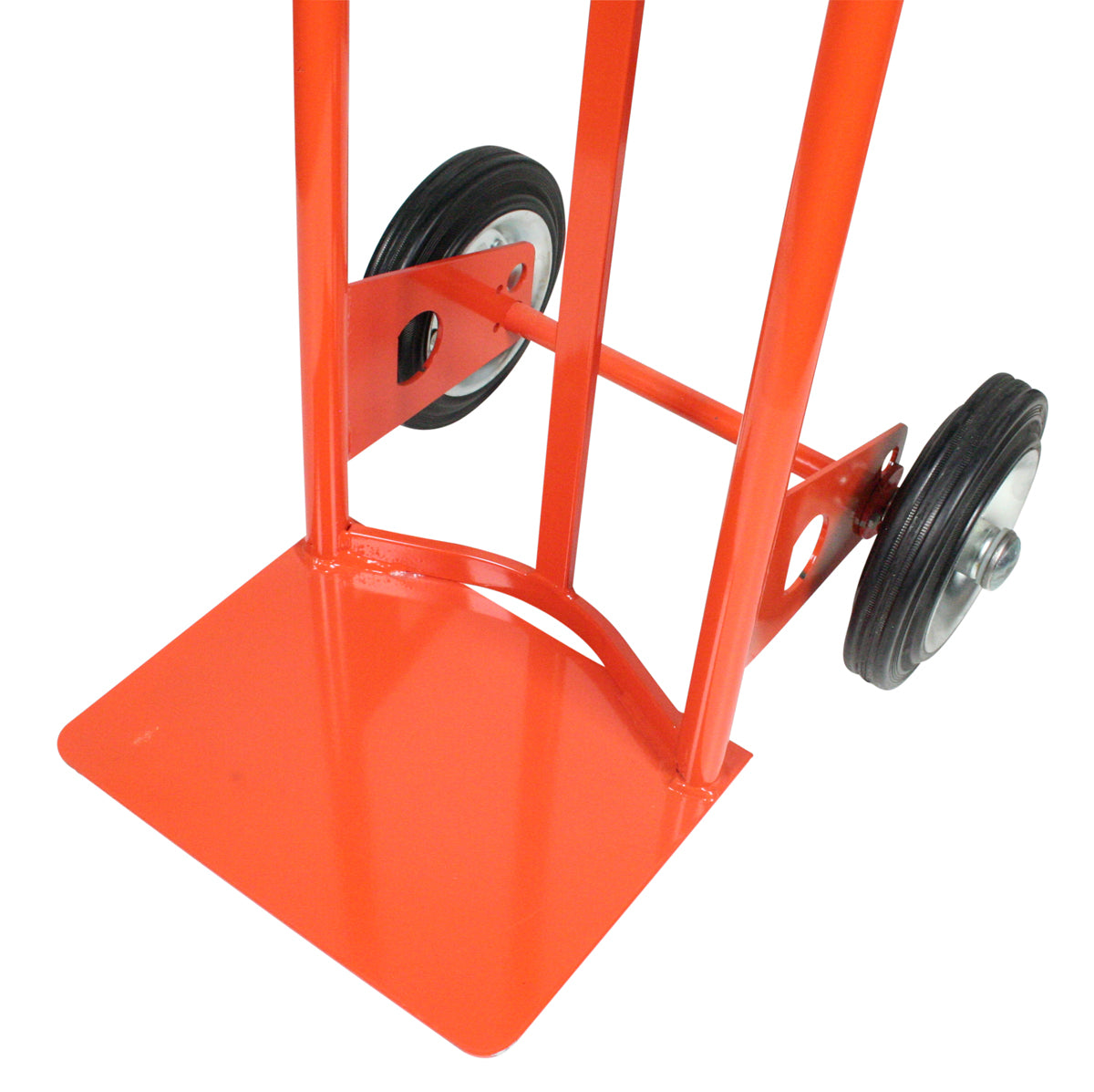 Carmeccanica Portasacchi Spalla Curva Ruote in Gomma Piena 200 kg ART006