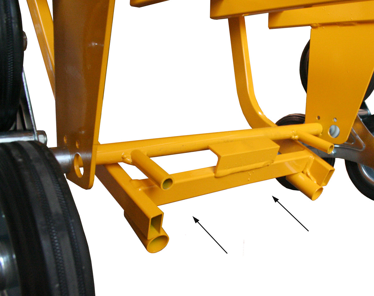 Carmeccanica Carrello Saliscale Doppia Impugnatura 250 kg ART021C