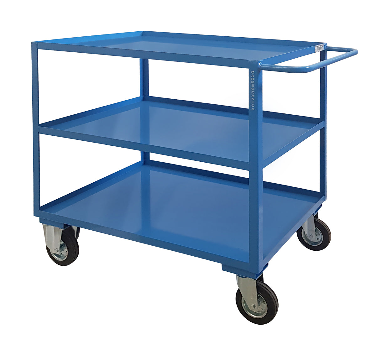 Carmeccanica Portatutto Grande 3 Piani con Bordo 300 kg ART040