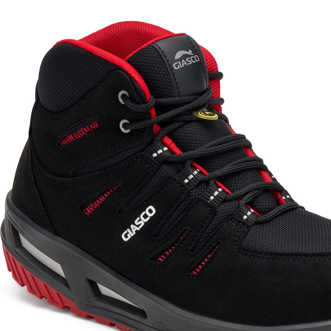 Giasco Scarpa Antinfortunistica Alta Tiger Antiscivolo per Tetti S3 ESD