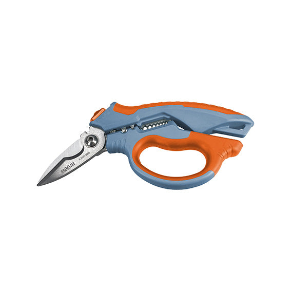 ABC Tools Forbici per Elettricisti B21839500 210 mm, Bicomponente, Microdentatura, Tacca Spelacavi