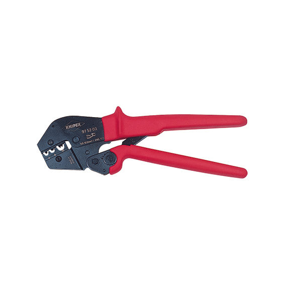 Knipex Crimpatrice Automatica B21934303, Capicorda Maschio+Femmina Non Isolati 0,5÷6 mm², 4 Tacche