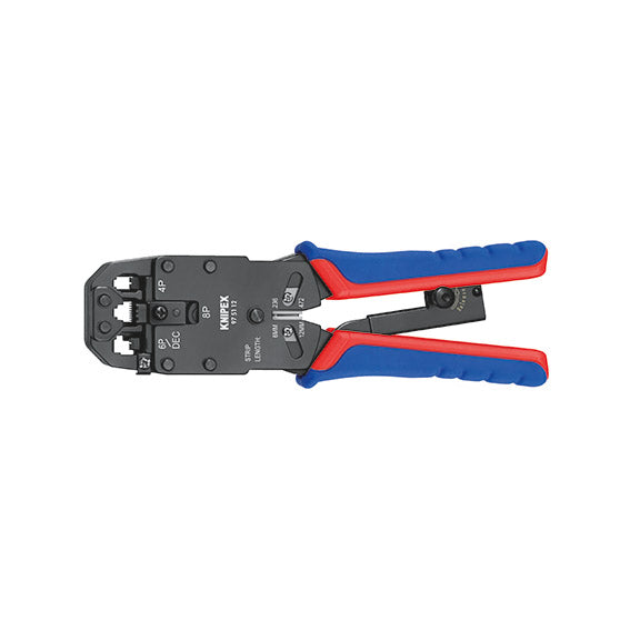 Knipex Pinza Western B21934920, RJ10 4P + RJ11/12 6P + RJ45 8P, Spelatura, 200 mm