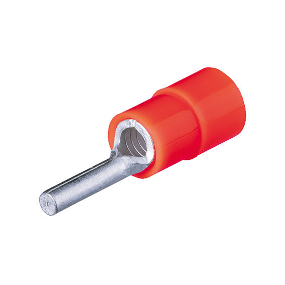 ABC Tools B21943019 Capicorda a puntalino 0,5÷1,5 mm² (AWG 22-16) — Rosso