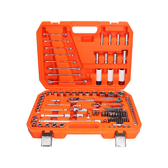 ABC Smart Assortimento Combinato Bussole A31157500, 127 Utensili, Attacchi 1/4", 1/2" e 5/16"