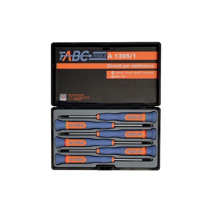 ABC Tools Assortimento 6 Giraviti per Elettronica A 1395 1000