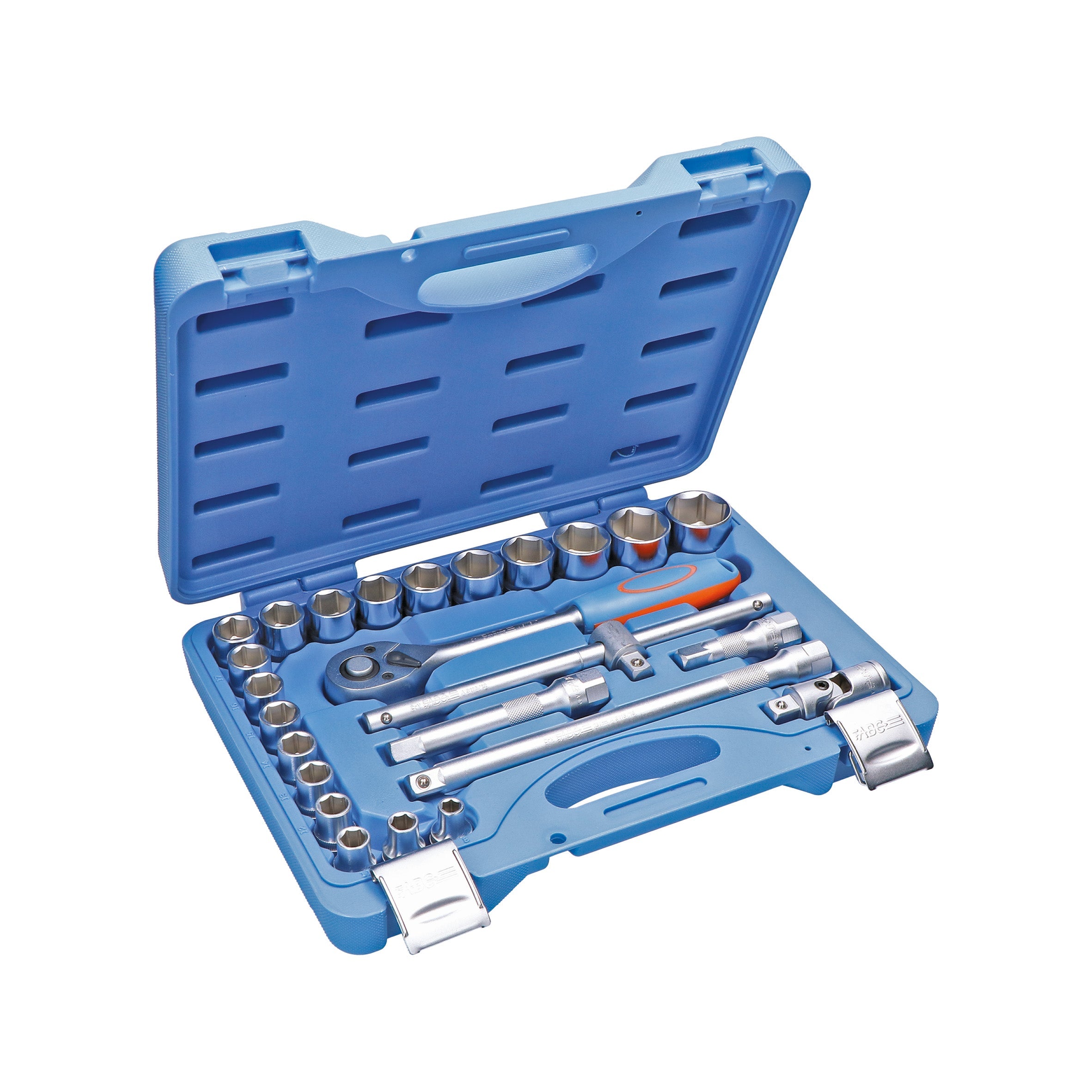 ABC Tools Assortimento Bussole A31154000, 25 Utensili, Attacco 1/2", 8-32 mm