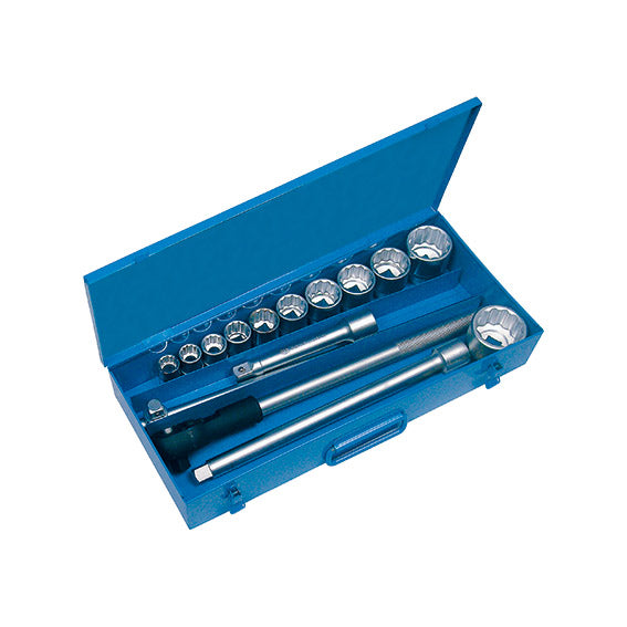 ABC Tools Assortimento Bussole A31172000, 15 Utensili, 20 mm, 21-50 mm