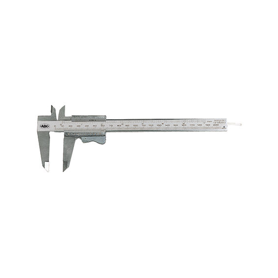 ABC Tools Calibro a Corsoio H42070200, 0-200 mm, Bloccaggio a Leva