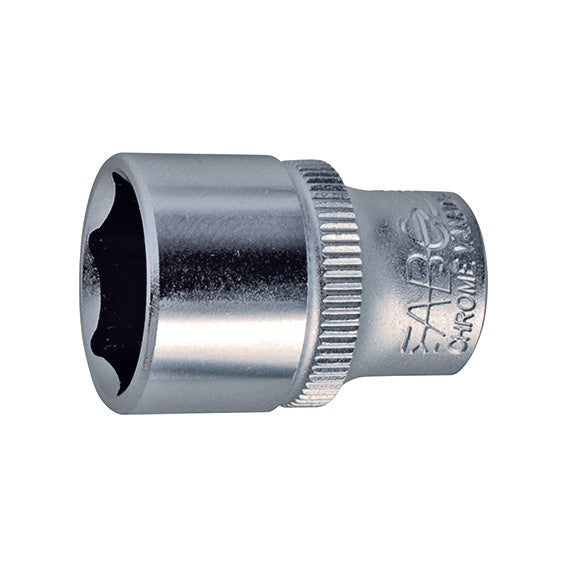 ABC Tools Chiave a Bussola Esagonale 6 mm A31121006, Attacco 1/4", Corta