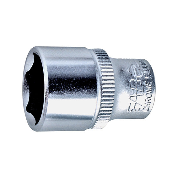 ABC Tools Chiave a Bussola Esagonale 16 mm A31140016, Attacco 3/8", Corta