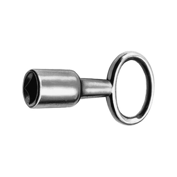 ABC Tools Chiave con Quadro Femmina Corta con Impugnatura ad Anello A30633007, 7 mm, 52 mm