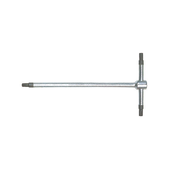 ABC Tools Chiave a T Fissa Maschio per Viti TORX con 3 Maschi TORX A31105006, T6