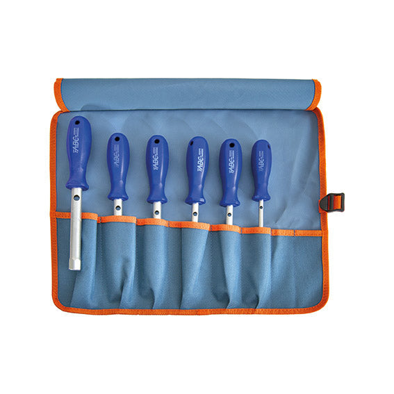 ABC Tools Serie di 6 Chiavi a Tubo a Bocca Esagonale con Impugnatura A30826000