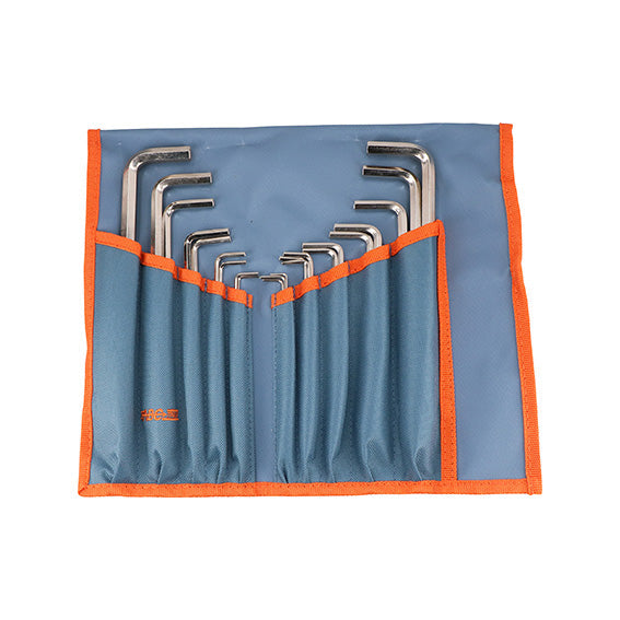 ABC Tools Serie di 22 Chiavi Maschio Esagonali Lunghe Metriche e Americane A31079000