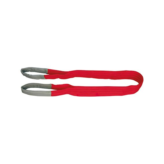 ABC Tools Fascia di Sollevamento con Asole Rosso L35524005, 4 m, 5 t
