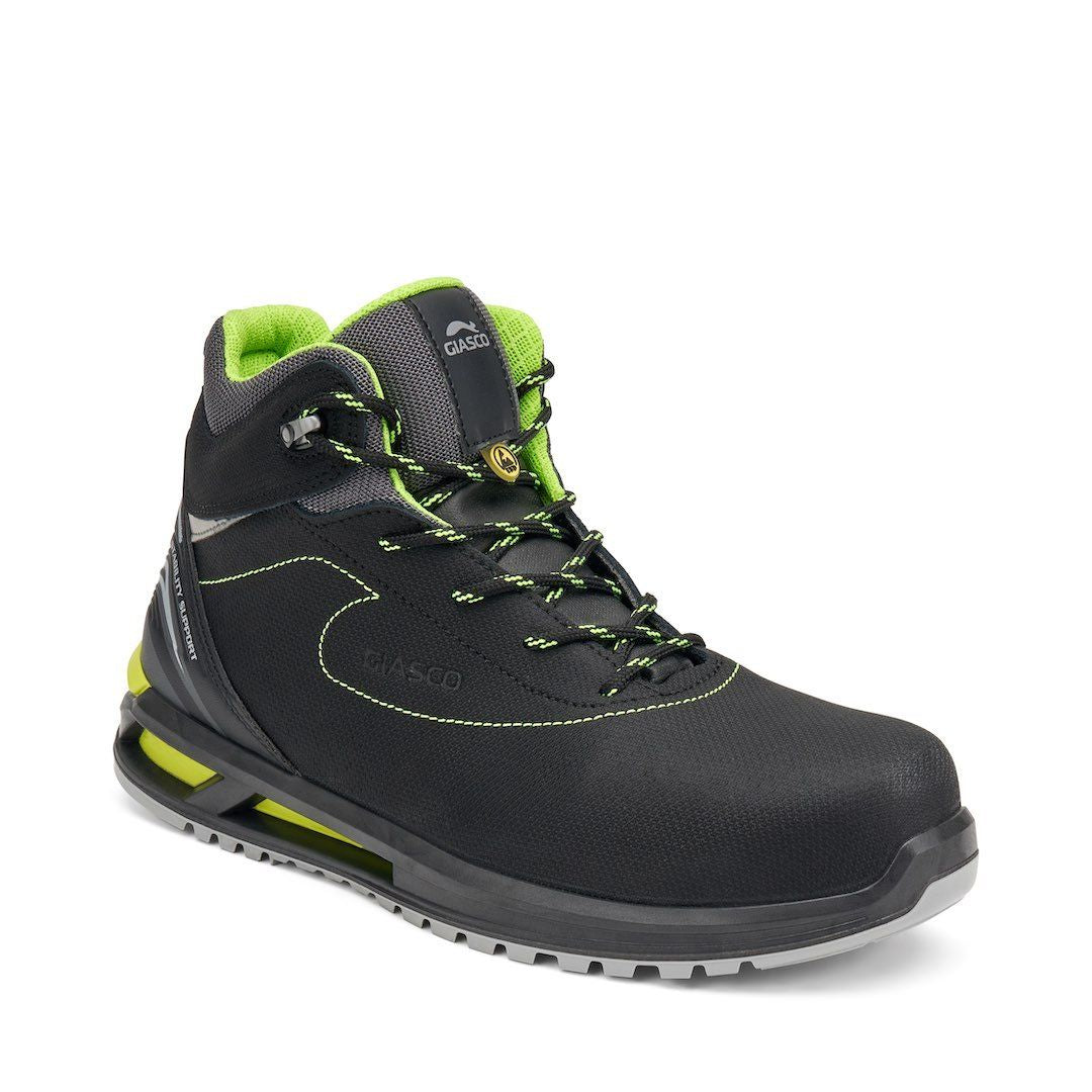 Giasco Scarpa Antinfortunistica Alta Bali Antiscivolo per Tetti S3L FO SR ESD