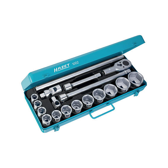 Hazet Assortimento Bussole A32111000, 18 Utensili, Attacco 3/4", 22-60 mm
