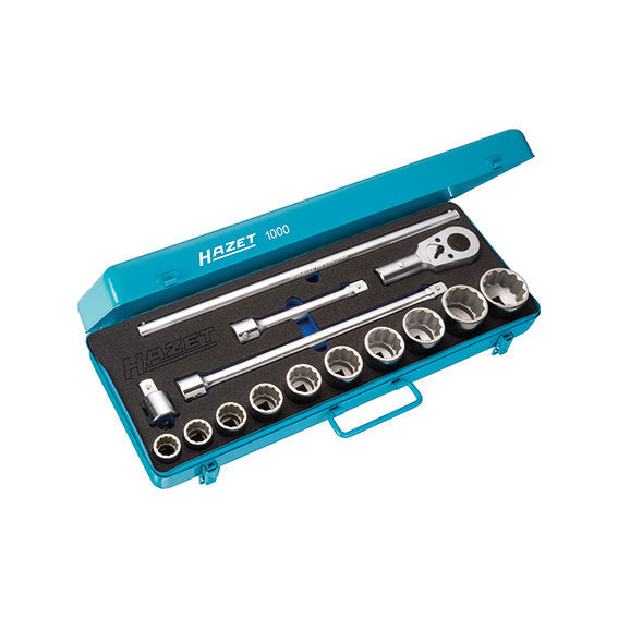 Hazet Set Bussole Poligonali A32121000 15 Pezzi 20 mm 22-50 mm