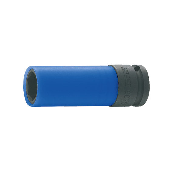 Hazet Bussola Impact Esagonale 17 mm A32232517, Attacco 1/2", con Protezione