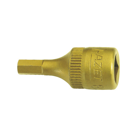Hazet Bussola con Inserto Esagonale 8 mm A31221708, Attacco 1/4", 28 mm