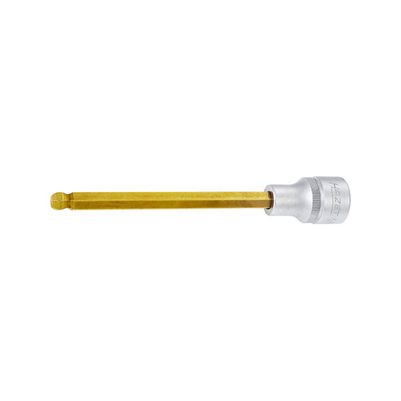 Hazet Bussola con Inserto Esagono Sferopoliedrico 10 mm A31797010, Attacco 1/2", Lunga