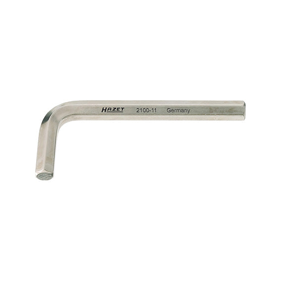 HAZET Chiave Maschio Esagonale Piegata Tipo Corto Nichelata A31062015, 1,5 mm