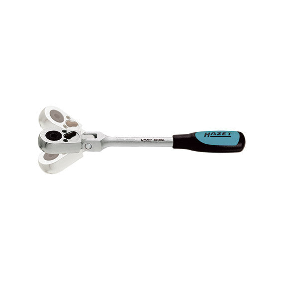 Hazet Cricchetto con Testa Snodata A31315300, 10 mm, 215 mm