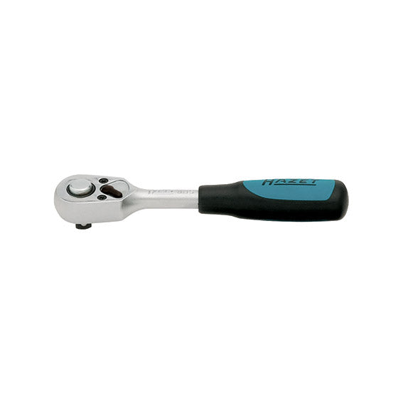 Hazet Cricchetto Reversibile con Sbloccaggio Rapido A31224300, Attacco 1/4", 115 mm
