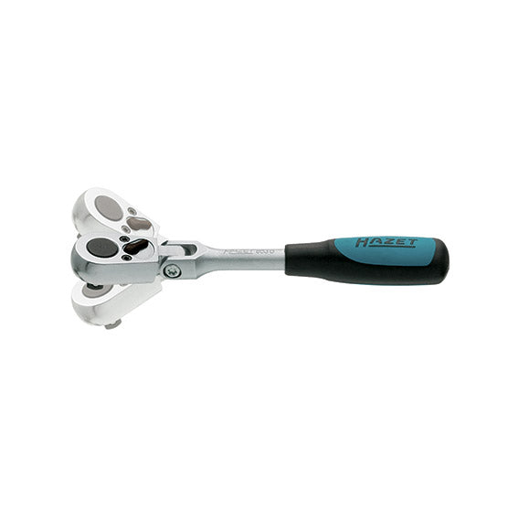 Hazet Cricchetto Reversibile con Snodo A31224700, Attacco 1/4", 135 mm