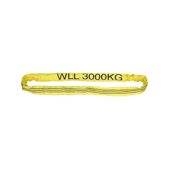 ABC Tools Braca di Sollevamento ad Anello Giallo L35543003, 3 m, 3 t