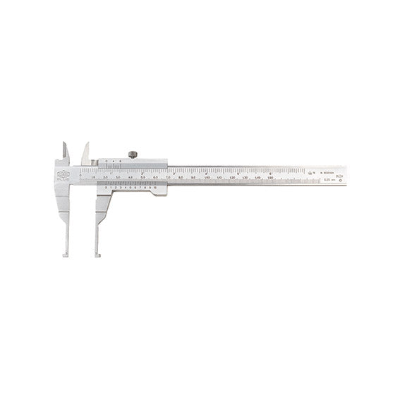 Juwel Plus Calibro a Corsoio per Gole H42400150, 0-150 mm, Bloccaggio a Vite