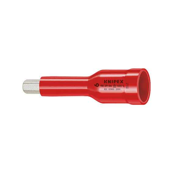 Knipex Chiave a Bussola con Inserto Isolata VDE M71138006, 3/8", 6 mm